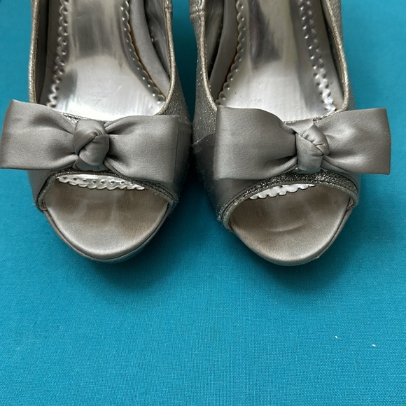 Rampage silver sparkle heels - Picture 5 of 7